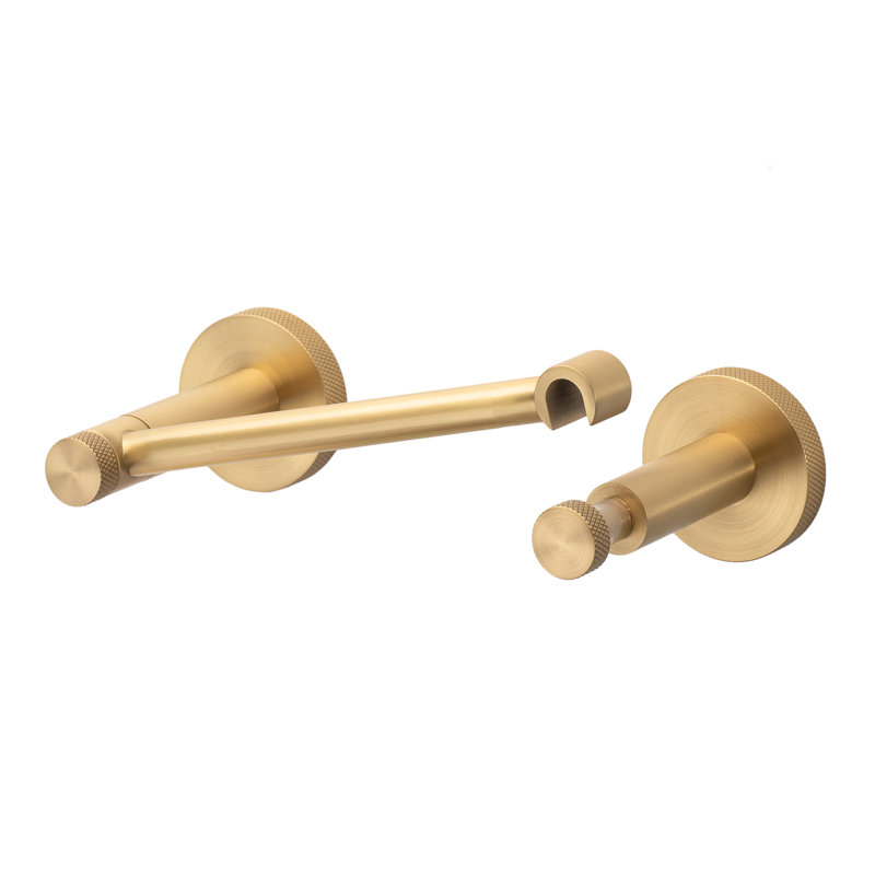 Somma Two-Post Pivot Paper Holder, Satin Brass
