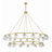 30 - Light Dimmable Wagon Wheel Chandelier