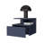 Nightstand 11.6" H, 1 Drawer, 3 Shelves, Alby Blue - Bedroom-971587992