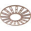 Médaillon de plafond en bois Hale-63412156-63412184