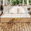 120cm Wide Straight Steel Patio Daybed