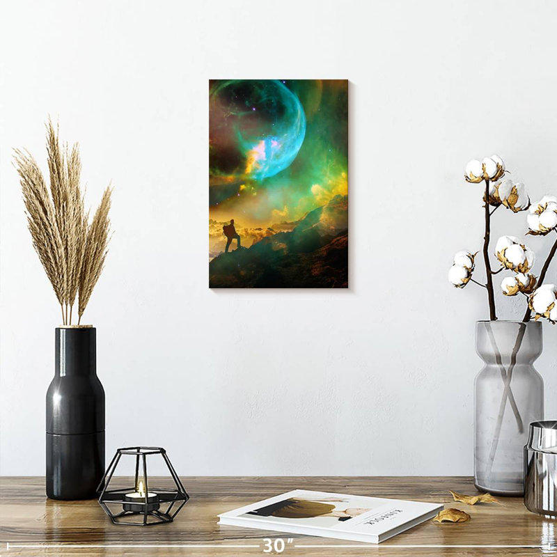 Senne Vibrant Space Hiker, 12" H x 8" W