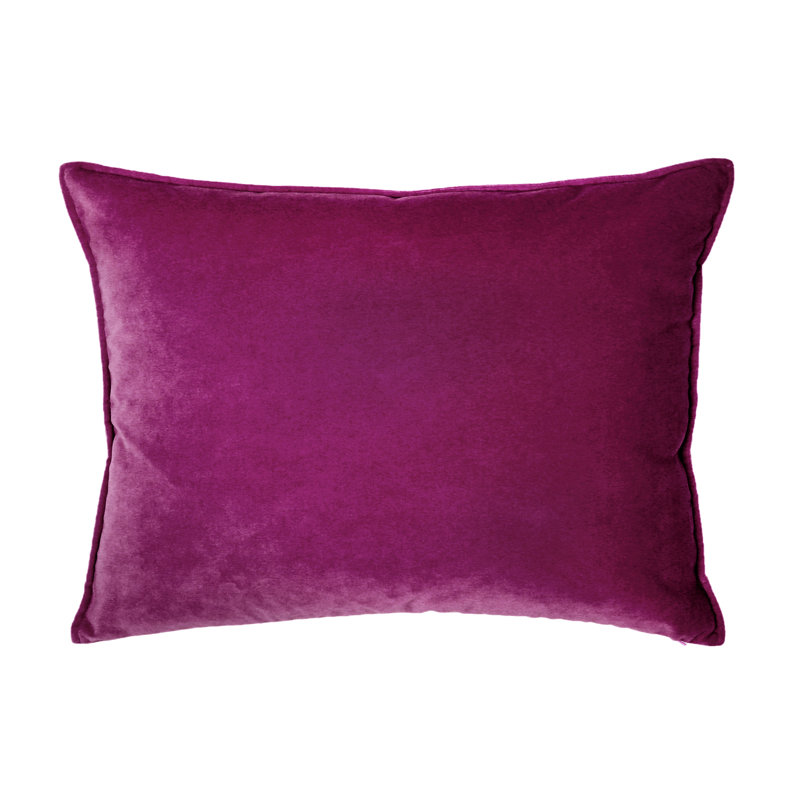 Franklin Washable Velvet Square Pillow Cover & Insert , Tremiere, 16"H x 30"W