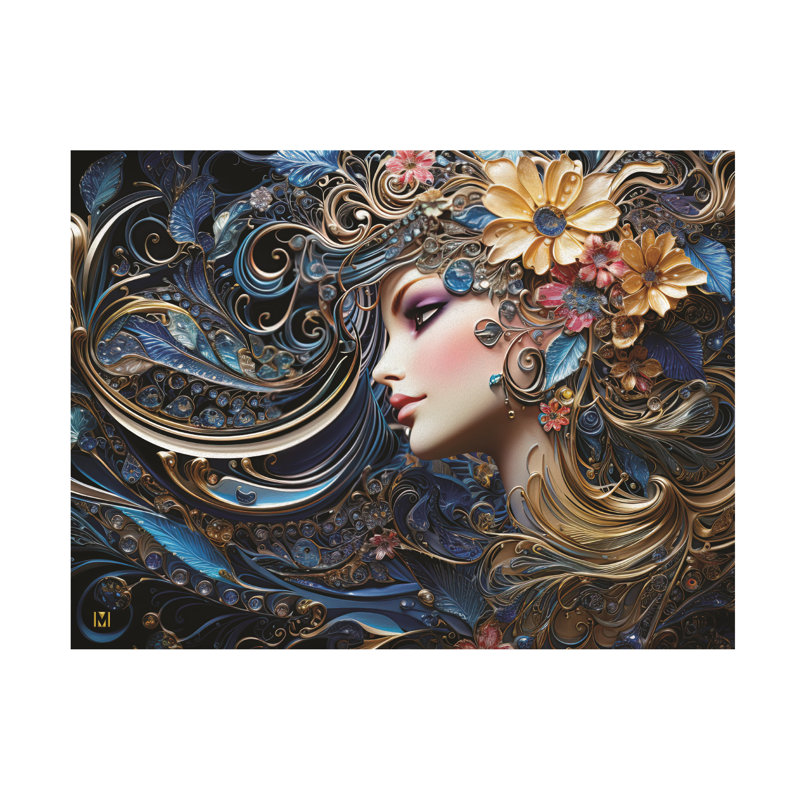 Art sur toile Michael Princess, H 14 po x l 19 po