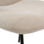 Chaise rembourrée blanc cassé