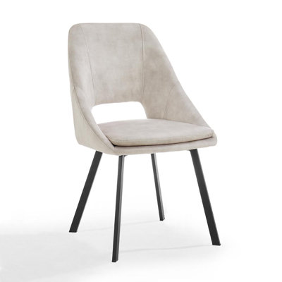 Ekalaka 48cm H Velvet Upholstered Upholstered Back Side Chair