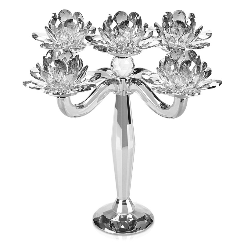 Crystal Tabletop Candelabra