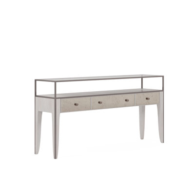 Mezzanine 66'' Glass Top Console Table
