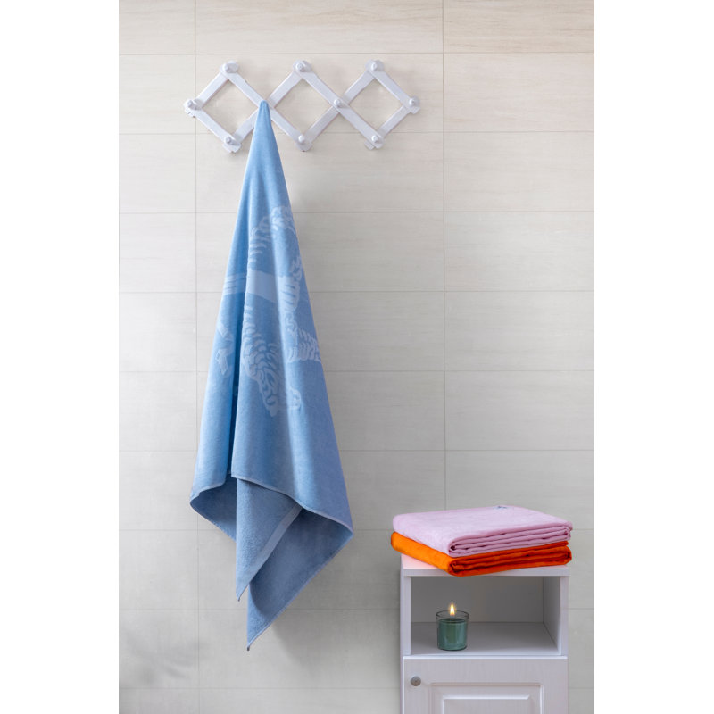 Turkish Cotton Beach Towel, Blue