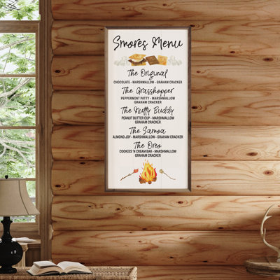 Smores Menu White