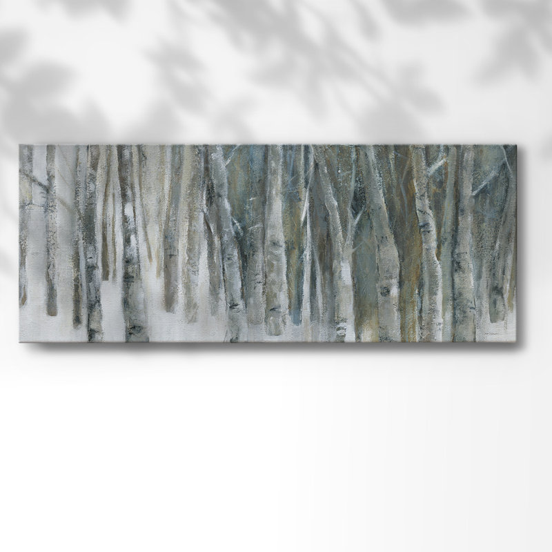 Banff Birch Grove sur toile, H 20 po x l 50 po x P 1,5 po