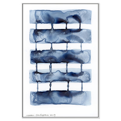 Stitched Together I by Nikki Galapon - Solid Wood Rectangle Print Single Piece Item on Canvas