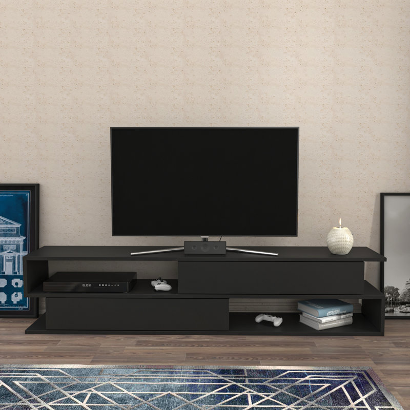 Margrete TV Stand for TVs up to 70", Anthracite