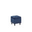 Reaves 37cm Wide Velvet Square Solid Colour Ottoman with Storage-947336543
