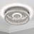 Ceiling Fans With Lights Modern Crystal With Remote Control