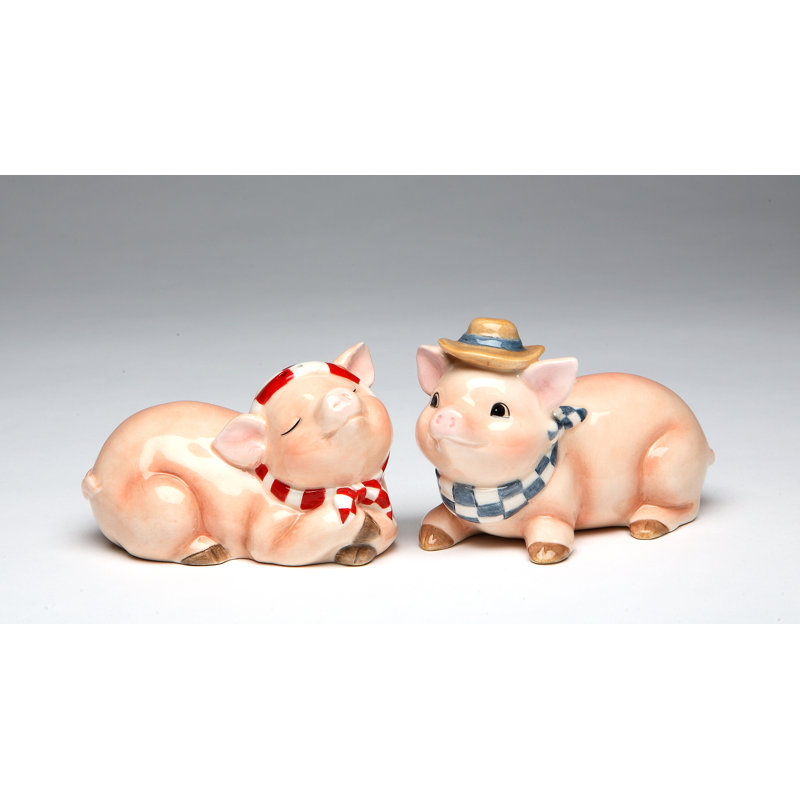 Cosmos Gifts Pig Salt and Pepper Set