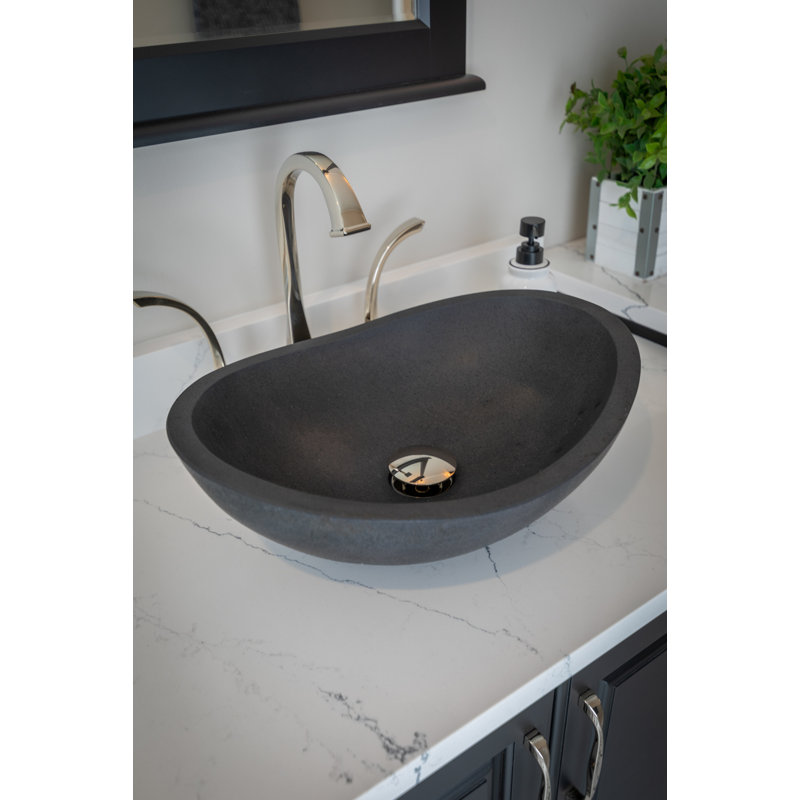 Eden Bath 14 " Stone Oval Bathroom Sink