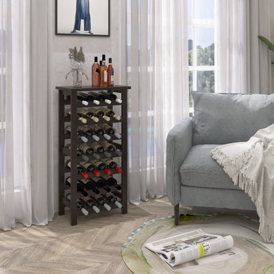 Coltan 28 - Bottle Solid Wood Wine Bottle Rack
