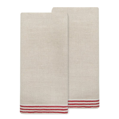 Alsace Striped Waffle Tea Towel