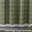 Ensemble de rideau de douche Green Boho Farmhouse