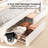 Queen Size Bed with 2 Storage Drawers & Upholstered Headboard, Platform Bed Frame with Led Lights & Charging Station, White-886229514-886229518