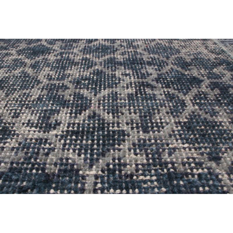 Distressed Homage Wool Geometric Area Rug, Rectangle 10' x 14'