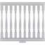 Ensemble de balustrades non assemblées Endurathane 500 Series Amy, hauteur totale de 40 po x L 4 pi. L'ensemble comprend (10) balustres Amy de l 2 1/2 po x H 32 po, (1) rail supérieur de L 48 po, (1) rail de 48 po L Rail inférieur, (2) trousses d'installation de rail et 1 bloc de support-127703523-128605384