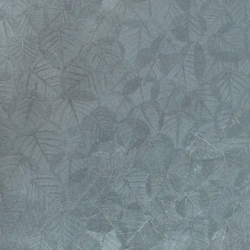 Papier peint collage lumineux, Teal