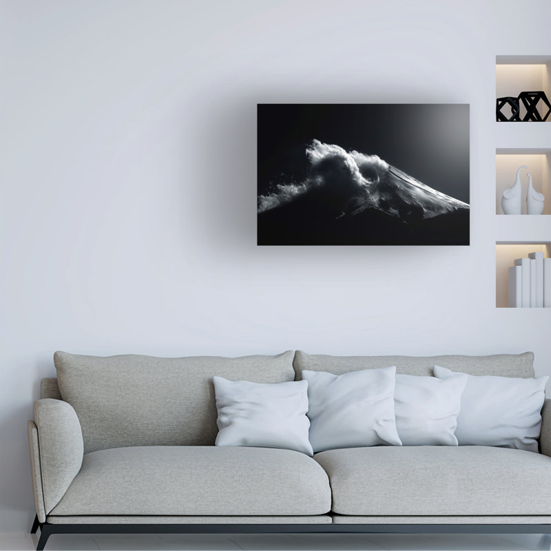 Art sur toile du mont Fuji, H 16 po x l 24 po