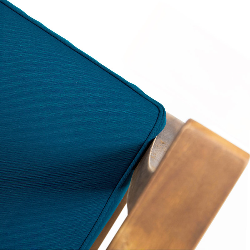 Ensemble de 2 chaises club, bleu