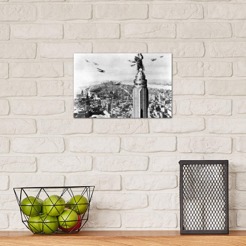 King Kong, 1933 - Wrapped Canvas Print, 20.32 cm H x 30.48 cm W