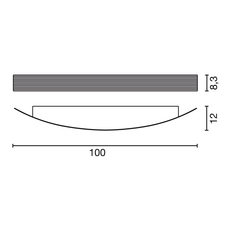 Flush Mounted Sconce, Stainless Steel