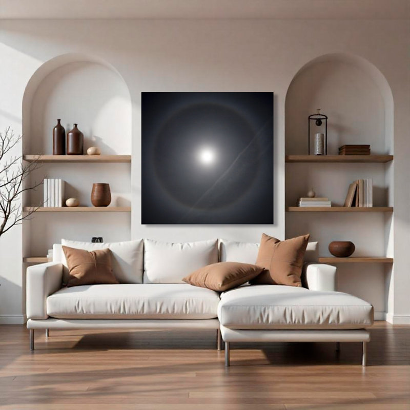 " Moon Halo " by Bartlett Hayes, 30" H x 30" W x 1.5" D