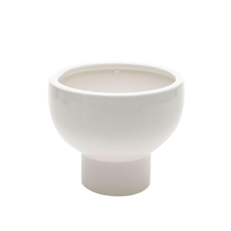 Vase de table en céramique Abie, H 5,25 po x l 6,5 po x P 6,5 po