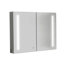 40 po X P 30 po Grande armoire à pharmacie rectangulaire en aluminium avec miroir H H-2092233869