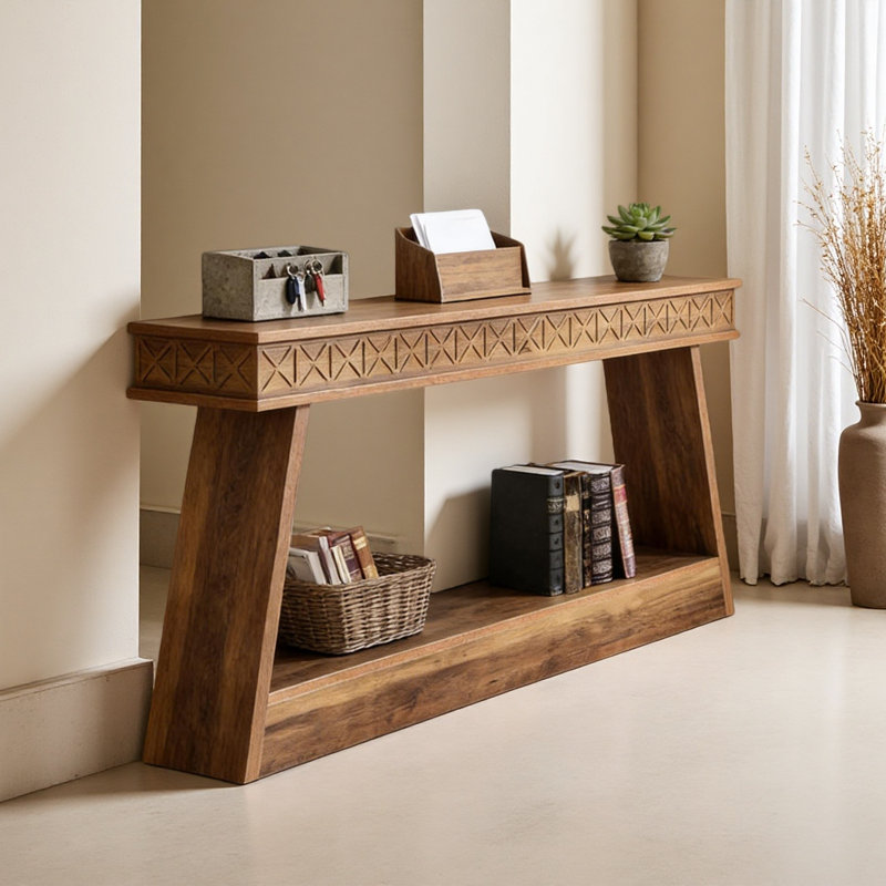 Two-Tiered Sofa Table,Versatile Entryway Table,Console Table
