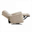  Fauteuil inclinable à bascule moderne moderne en velours brun ton bois pour le salon