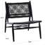 Chaise d'appoint à dossier tissé Kazbah-1960587202
