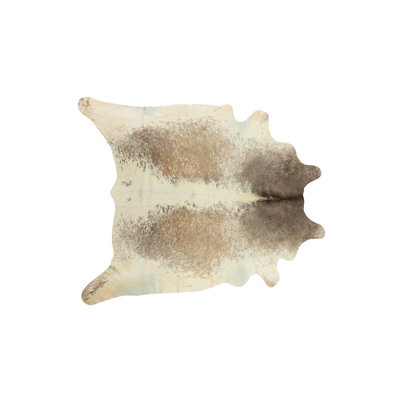 Handmade Cowhide Salt Pepper/Gray Area Rug