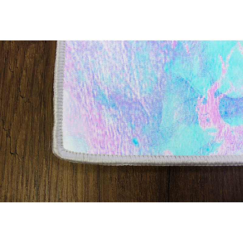 Luxurious Woven Carpet Rug, 2.6 x 4.0 ft | 100% Polyester, 0.4 in Pile Height | Antibacterial & Non-Slip PVC Dot Underside | Machine Washable, 3D Digital Printing | Perfect for Living Room & Bedroom Decor