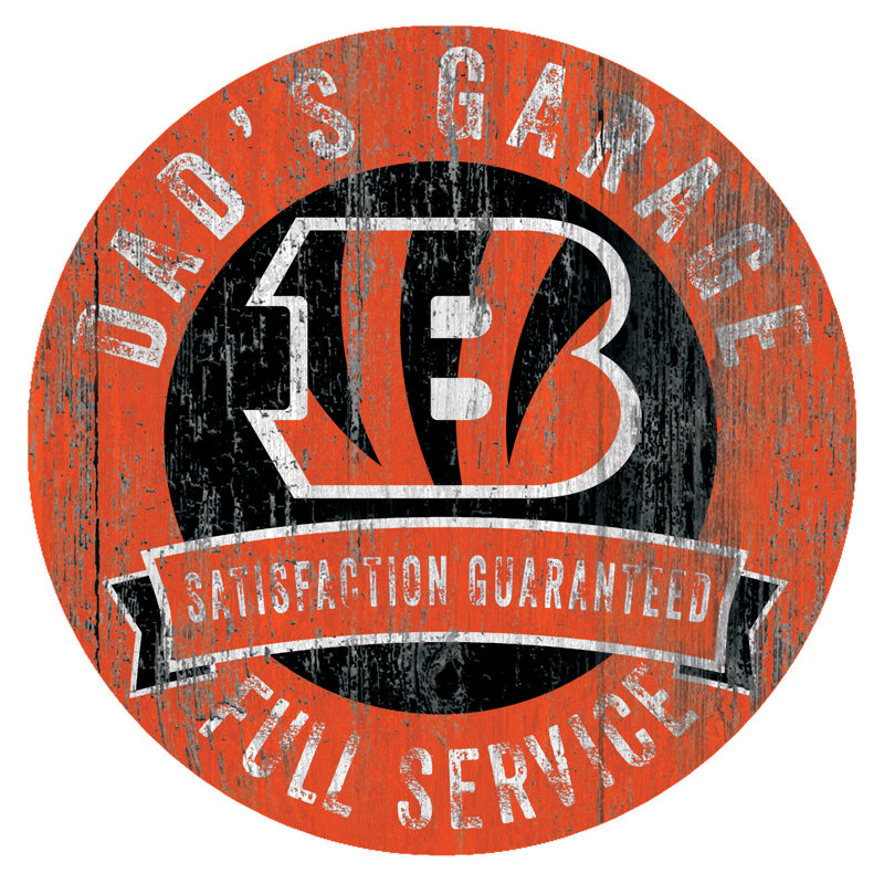 Décoration murale NFL Dad's Garage, Bengals de Cincinnati