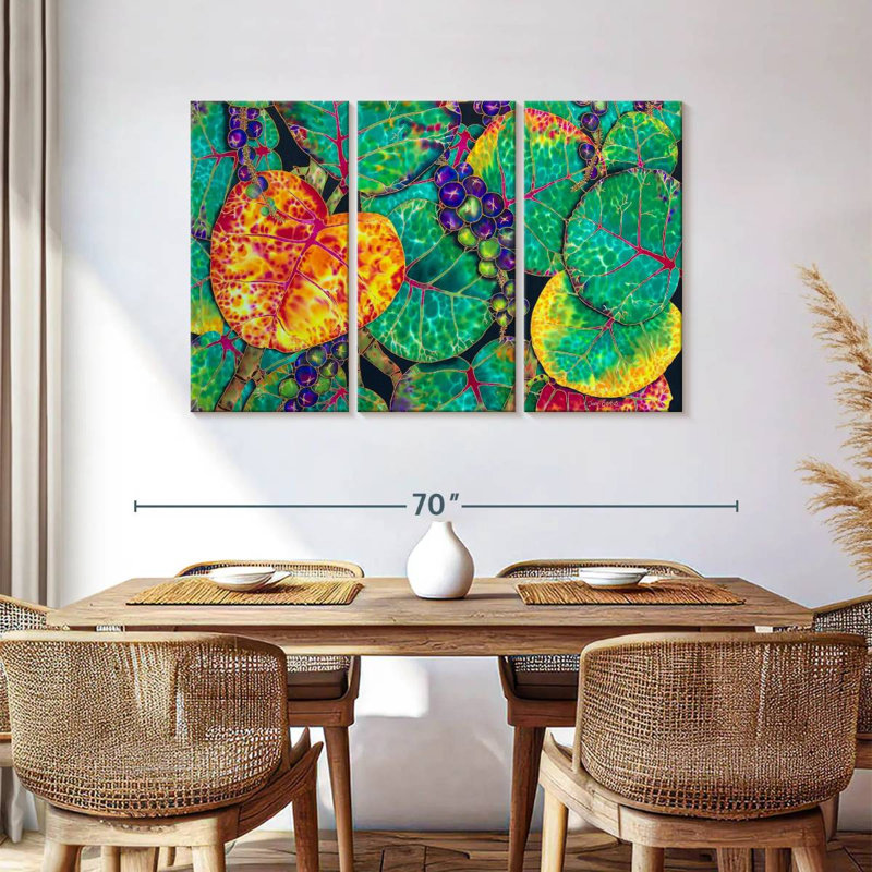 Harnek Seagrape, 36" H x 57" W