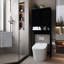 Support de toilette, salle de bain indépendante, salle de lavage, peu encombrant, noir