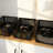 Large Plastic Storage Bins With Handles, Stackable Organizer Basket Set For Home Organization In Kitchen, Bathroom, Closet