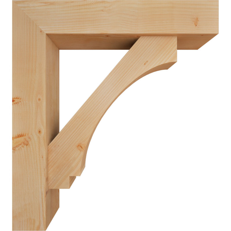Support de bloc impérial avec entretoise décalée, 38 x 34, Sapin Douglas de l 7 1/2 (lisse)