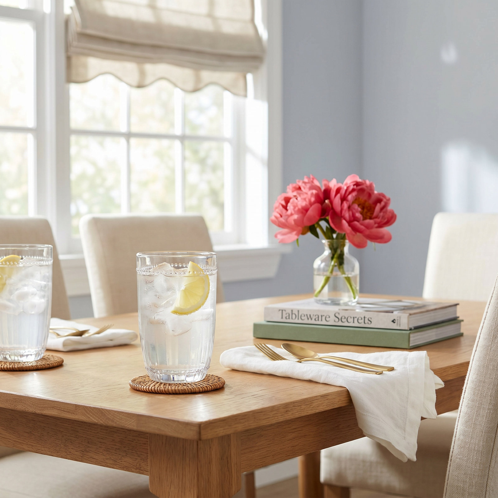 Everyday White Ribbed Highball Glass