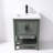 Maloy 24 " W Freestanding Standard Free Standing 1 Single Vanity Bathroom Vanity With Ceramic Top-1724833966