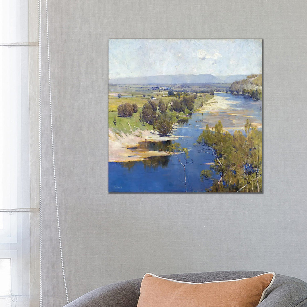 Arthur Streeton - Cremorne Pastoral von Stellar Design Studio - Galerie-verpackte Leinwand Giclée