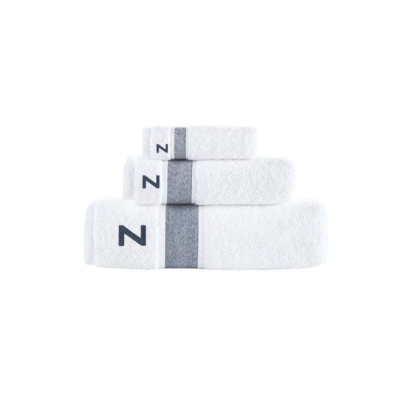 Dieter 3 pcs Towel Set, Navy, Z