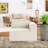 Namish Linen 42.13'' Reception Loveseat
